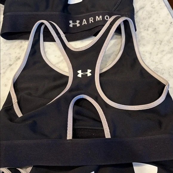 Under Armour Dark Sports Bras with Logo - Picture 4 of 4
